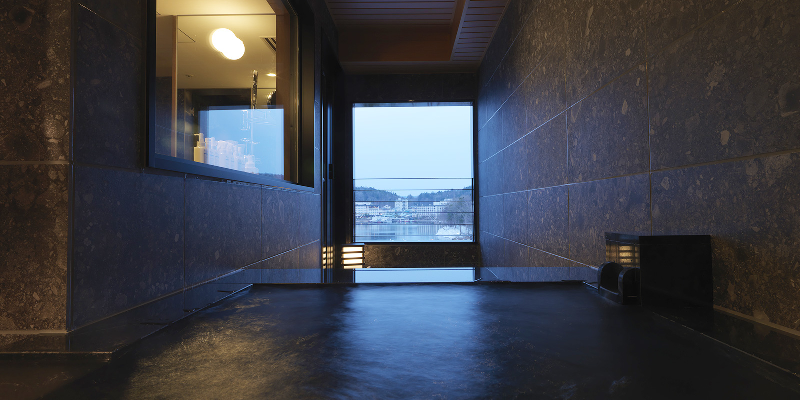 Japanese-Western Suite with Hot Spring View Bath