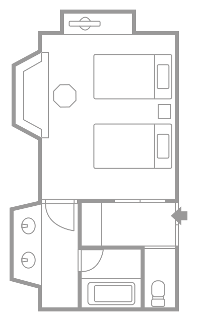 Western-Style Twin Room