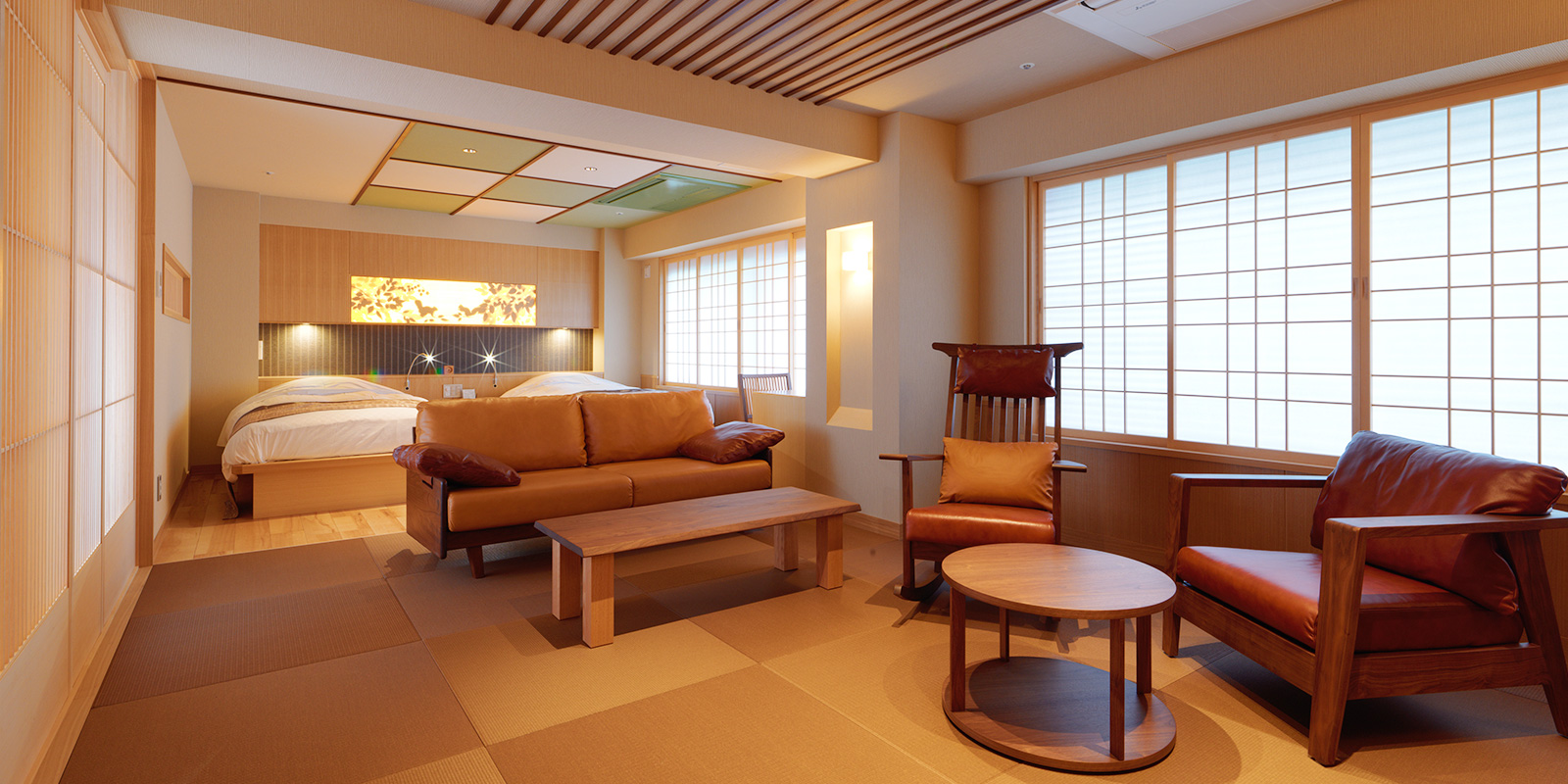 Deluxe Japanese/Western-Style Room With Jet Bath