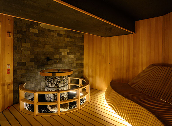 Image: Finnish-style sauna